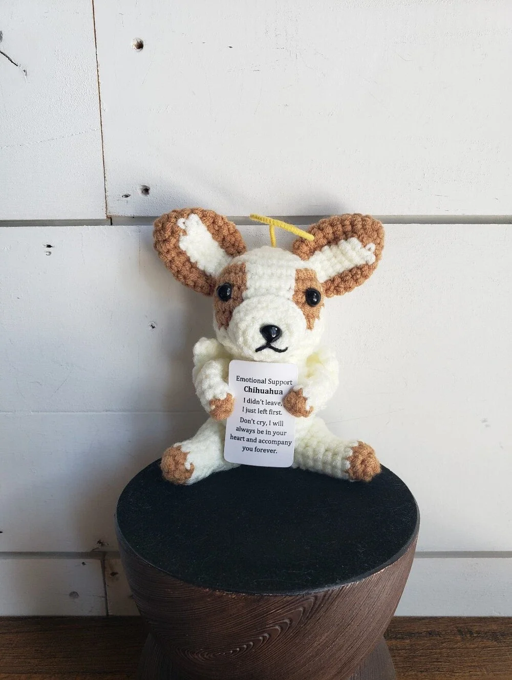 Emotional Support Crochet Chihuahua